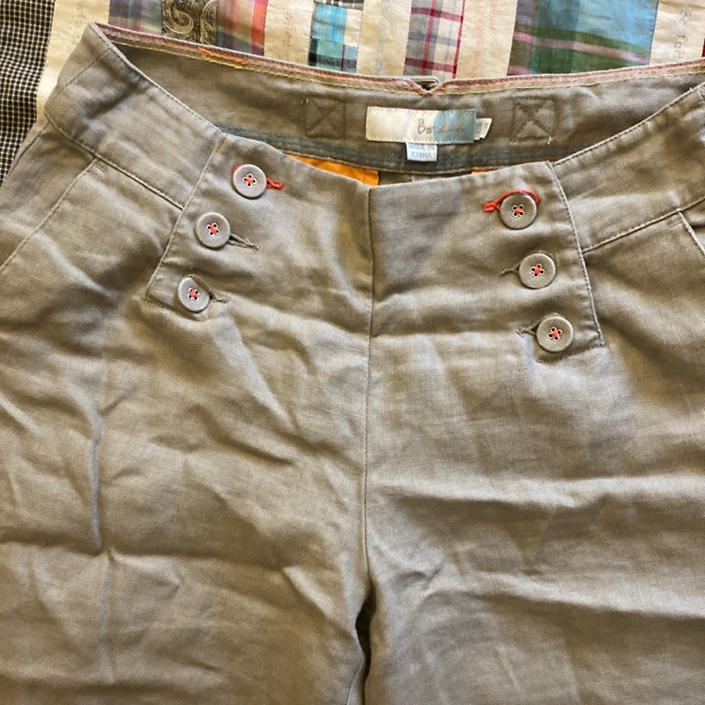 Boden linen sailor pants, 6L